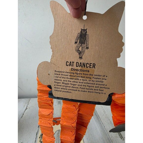 Biestle repro cat dancer hanging Halloween old time prop decor - Picture 6 of 8